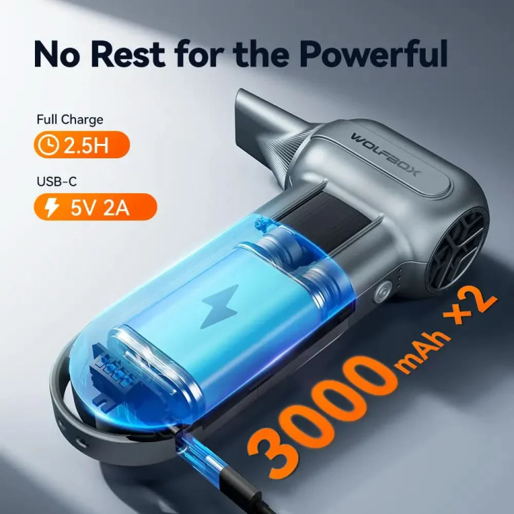 WOLFBOX MF100 Compressed Air Duster